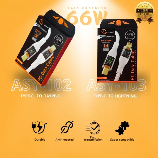 PD Data Cable 66W Fast charging – Image 3