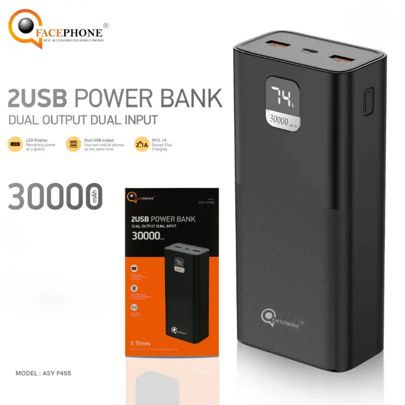 FACEPHONE ASY P455 Power Bank 30000mAh – Image 6