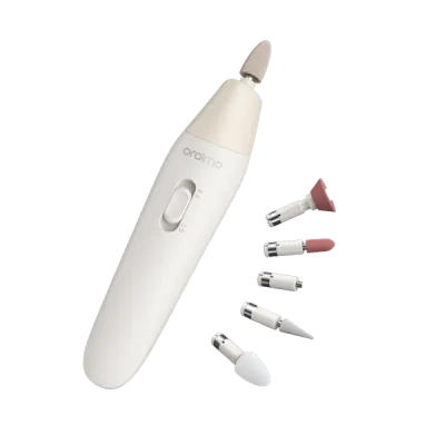 oraimo Tipsy Set de manucure avec 6 embouts de forage, 2 vitesses et rotation bidirectionnelle