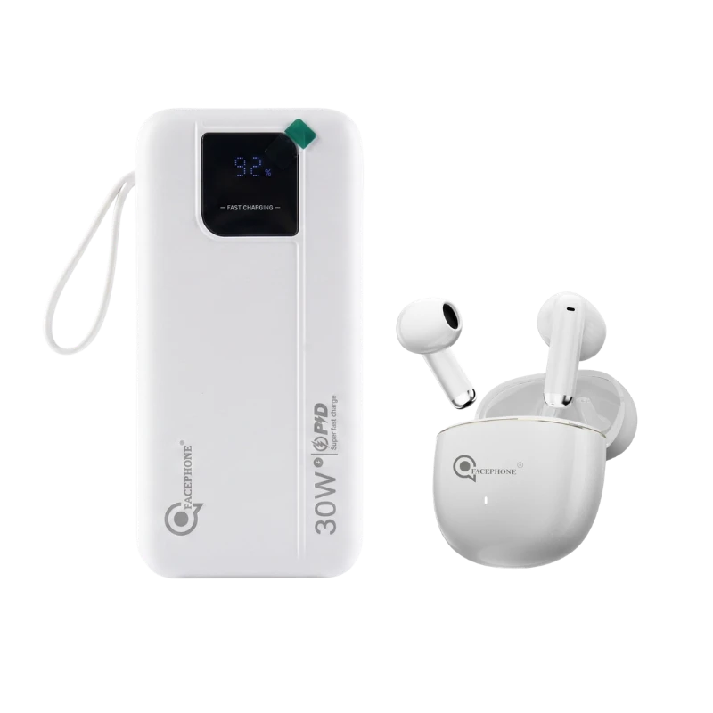 PACK SPÉCIAL Power Bank 10000mAh + Écouteurs Sans Fil FACEPHONE E04 – Image 2